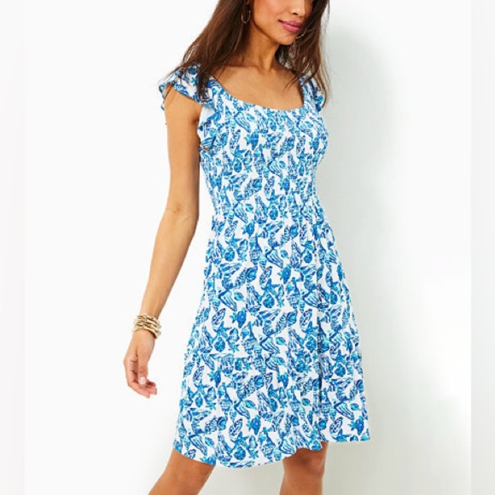 NWT Shell Print Dress